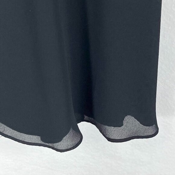 Night Way Collections Vintage Long Sleeve Gold Mesh Overlay Cocktail Party LBD 6 - Picture 5 of 6